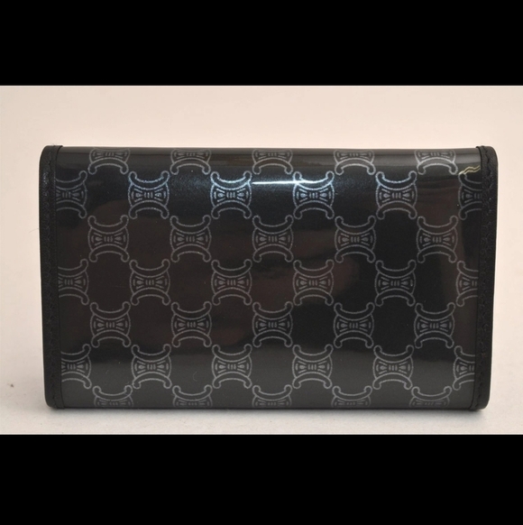 🔥 NWT Authentic CELINE Macadam Blason Vinyl Leather 6 Hooks Key Case - Picture 2 of 15